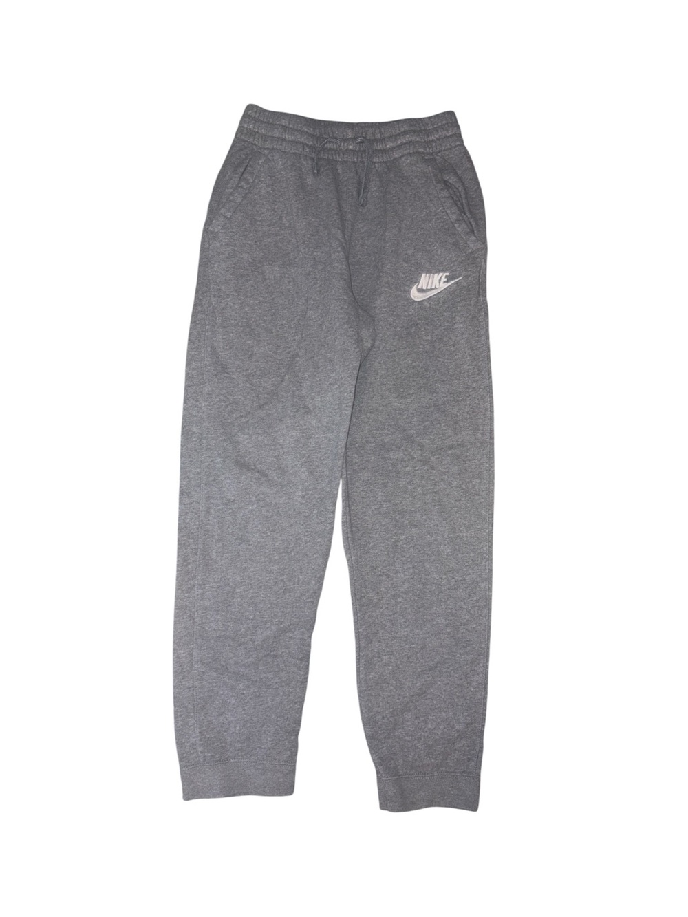 Nike Youth Gray Fleece Jogger Pants